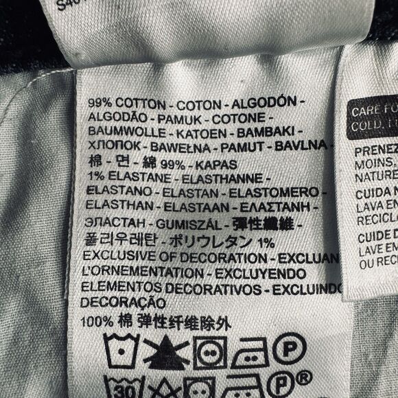 Levis 515 Bootcut Jeans 12 (33x30.5) Blue Dark Wash Denim High Mid Stretch Women - Picture 6 of 11